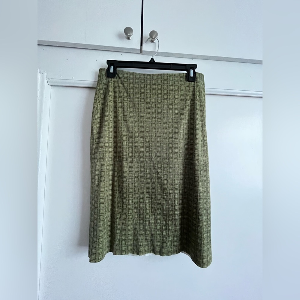 Vintage Retro Suede Genuine Leather Skirt!